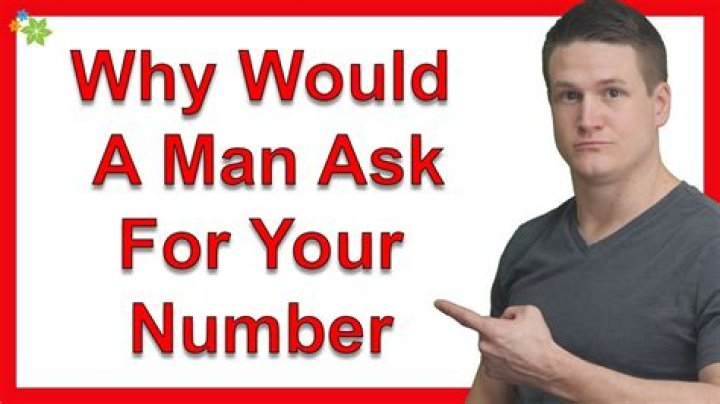 What do you do when a guy asks for your number?