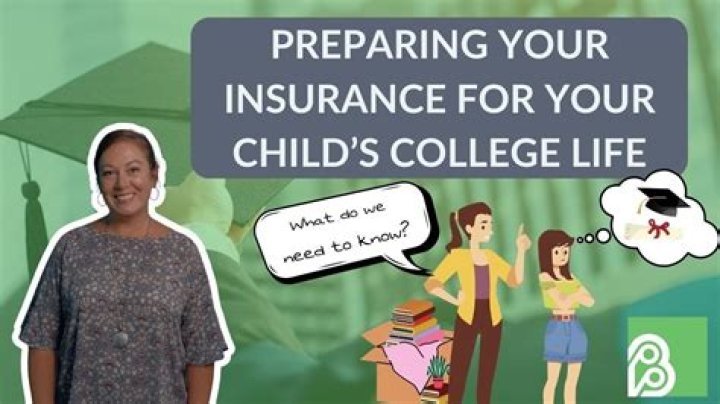 What do you do with car insurance when your child goes to college?