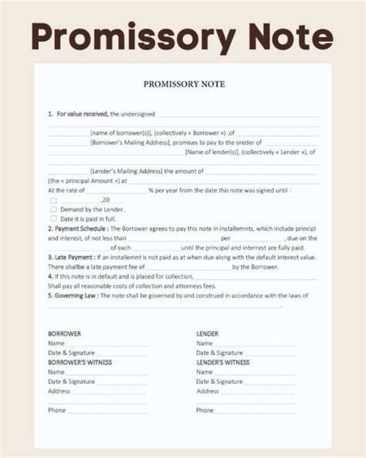What do you need to know about a promissory note?