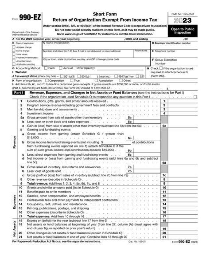 What do you need to know about Form 990-EZ?