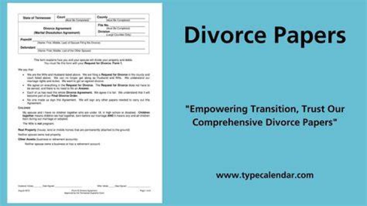 What do you say when a divorce is final?
