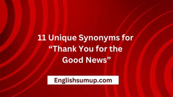 What do you say when you hear good news?