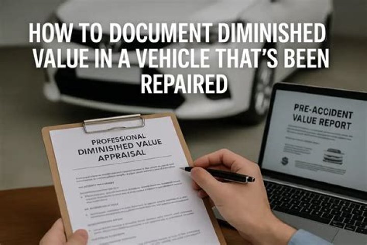 What documents are needed for diminished value claim?