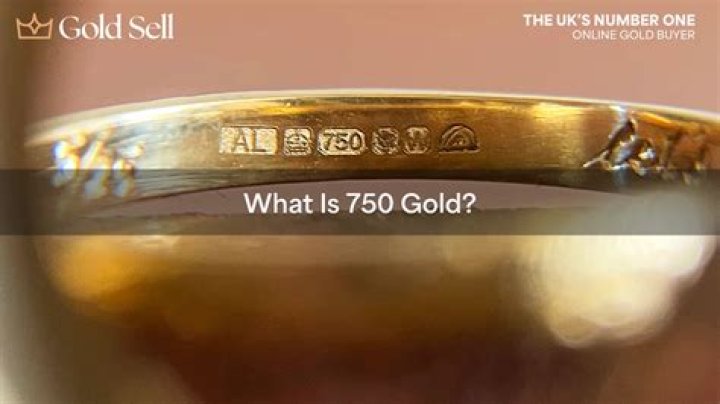 What does 750 mean on a ring?