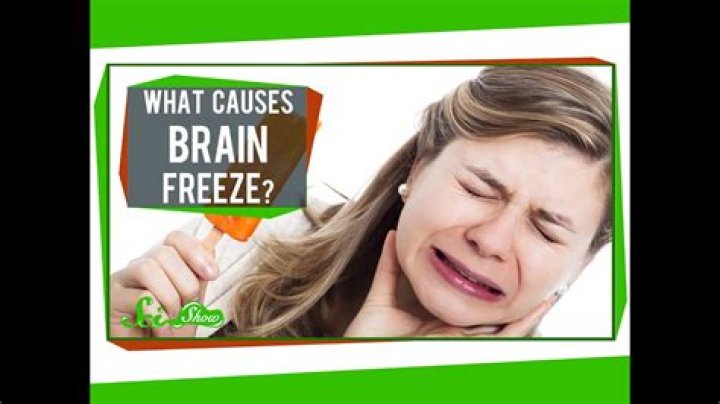 What does a brain freeze feel like?