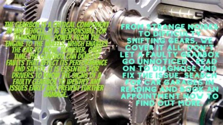 What does a faulty gearbox sound like?
