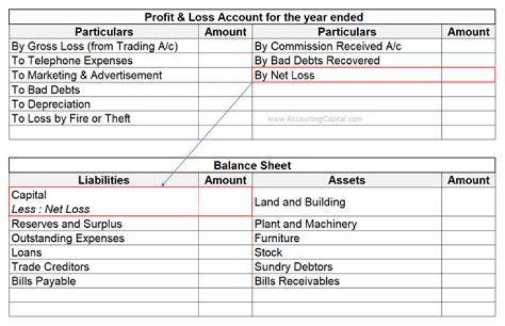 What does a profit and loss account do?