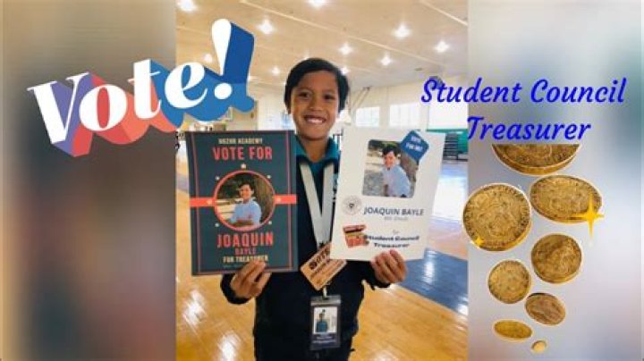 What does a treasurer do in a student government?