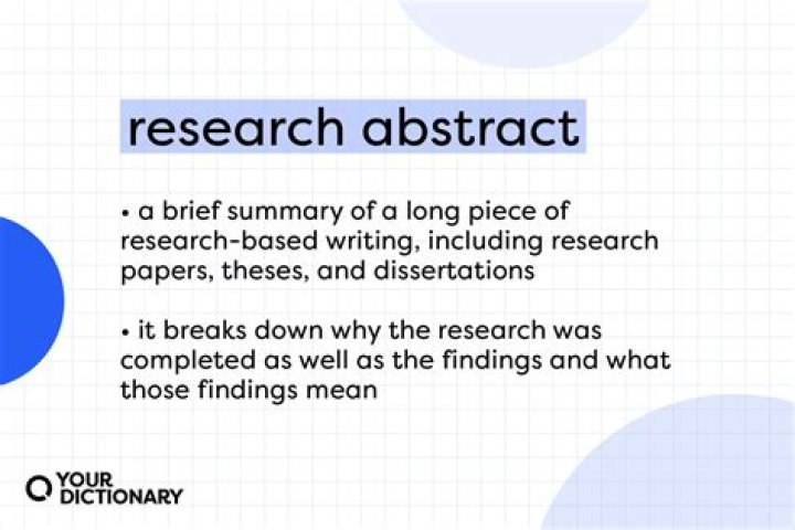 What does an abstract of title do?