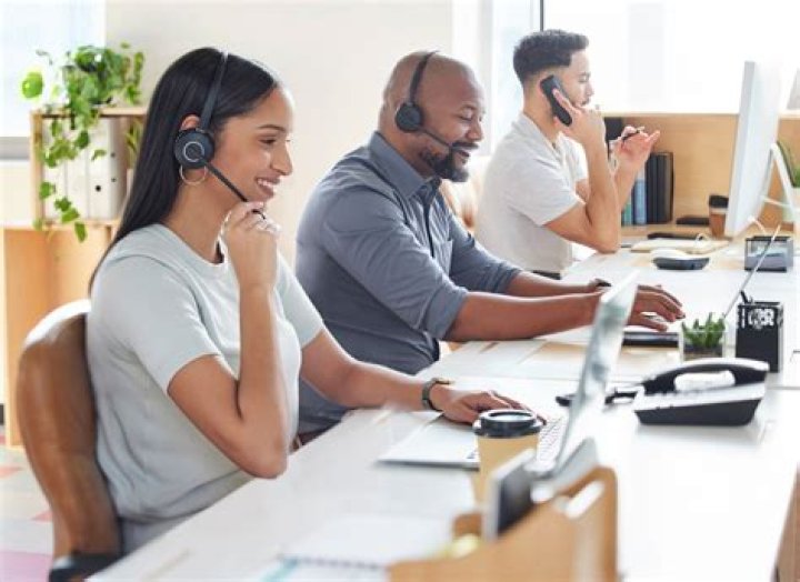 What does an inbound call center representative do?