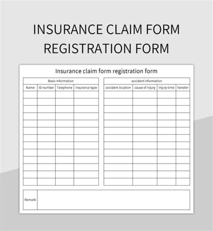 What does an insurance claim register provide?