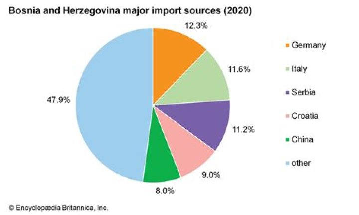 What does Bosnia and Herzegovina export?