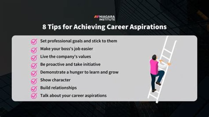 What does career aspiration mean?