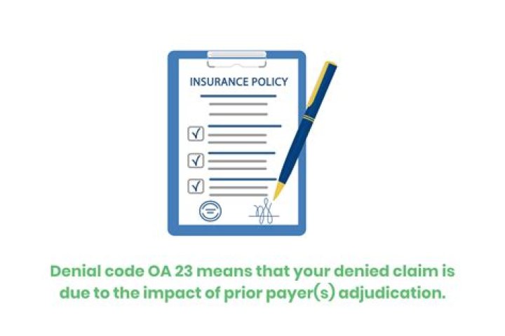 What does denial code 23 mean?
