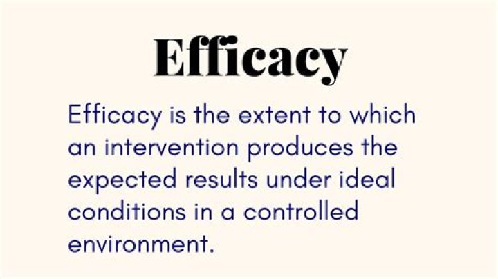 What does efficacy mean in insurance?