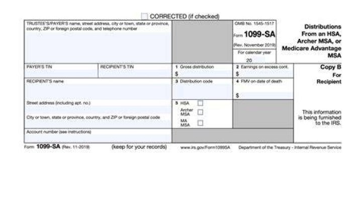 What does gross distribution mean on a 1099-SA?