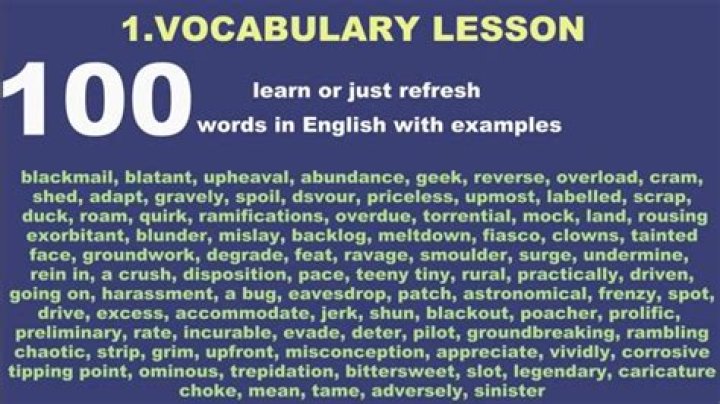 What does in 100 words mean?