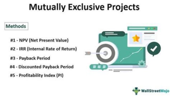 What does it mean for projects to be mutually exclusive?