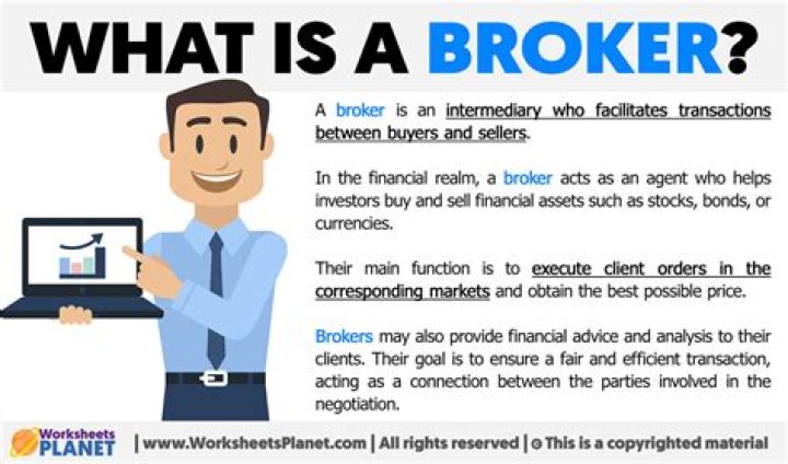 What does it mean to broker a transaction?