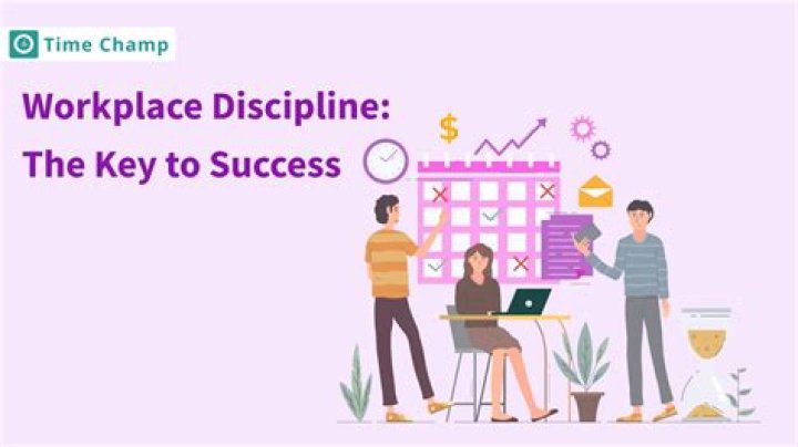 What does it mean to have discipline at work?