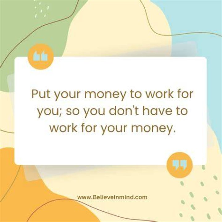 What does it mean to put your money to work?