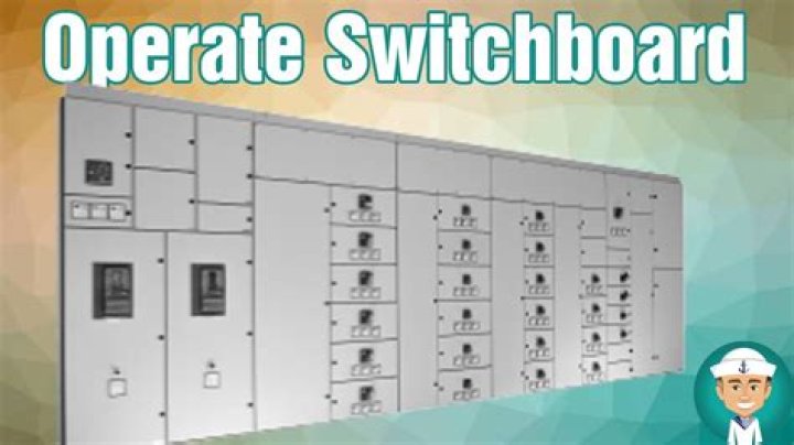 What does operate the switchboard mean?
