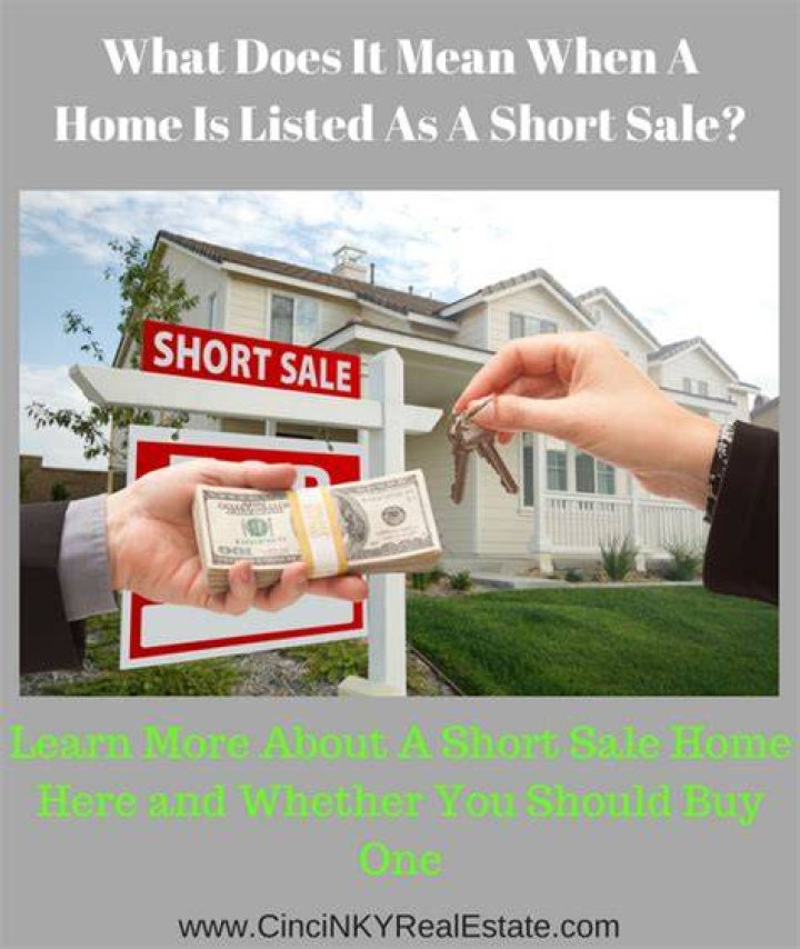 What does short sale mean when buying a house?