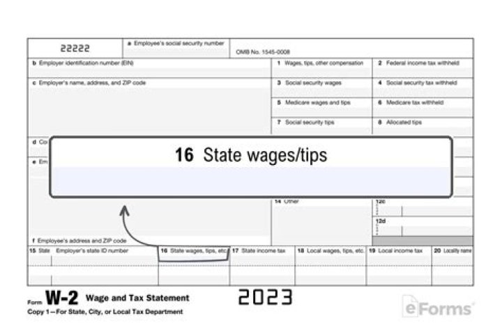 What does state wages on W-2 mean?
