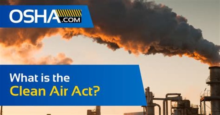 What does the Clean Air Act do?