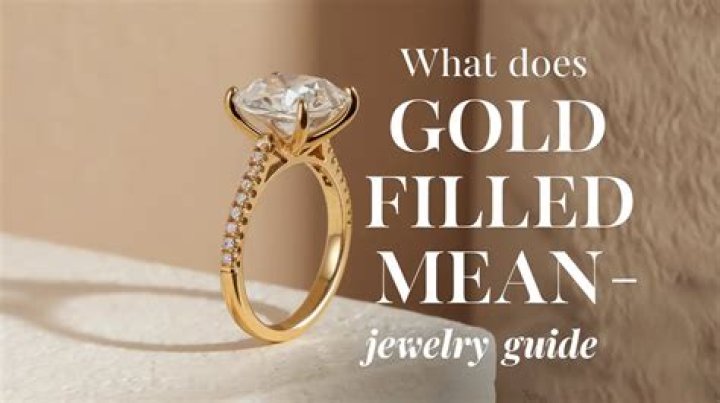 What does white gold-filled ring mean?