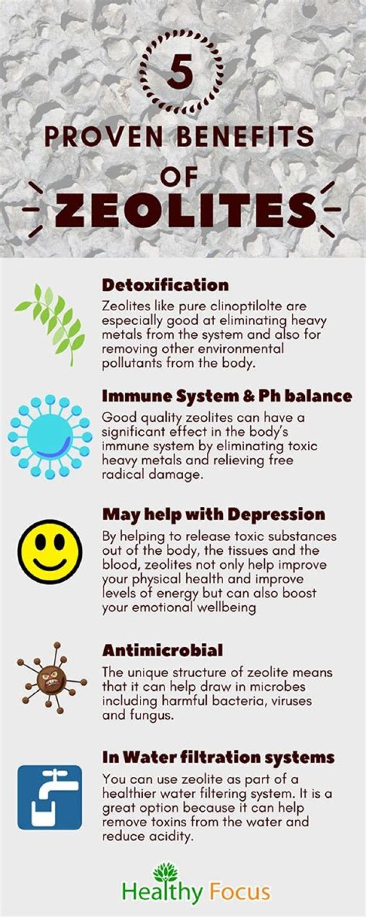 What does zeolite do for the body?