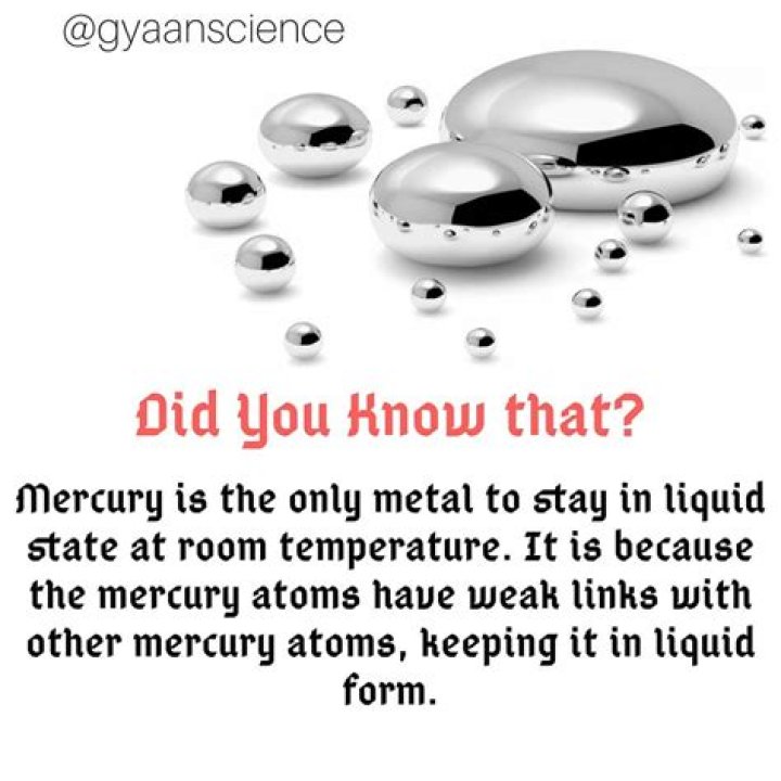 What element is a silvery liquid metal?