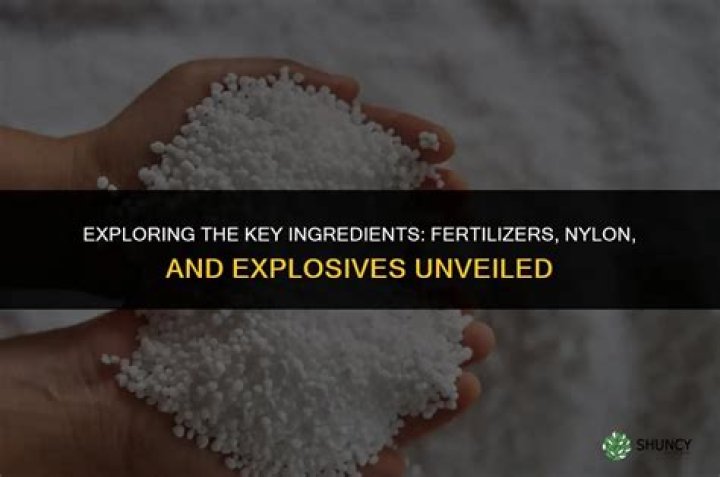 What element is used to make fertilizers explosives?