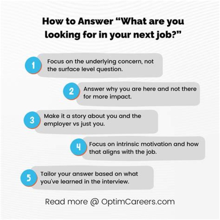 What exactly do you look for in a job best answer?