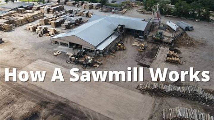 What happens at a wood mill?