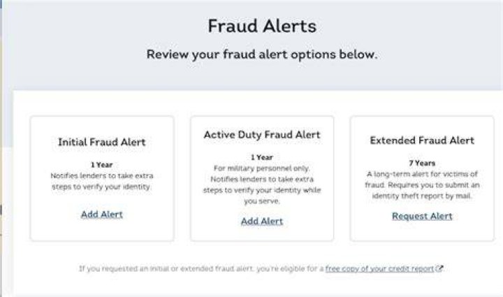 What happens if I put a fraud alert on my credit report?