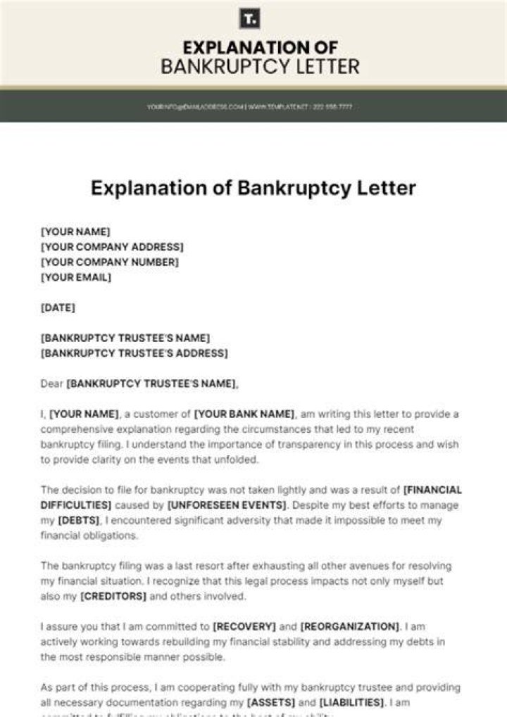 What happens if my husband filed bankruptcy?