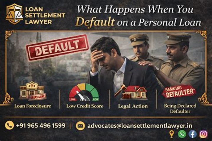 What happens if someone default on personal loan?