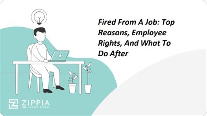 What happens if you get fired from a job?