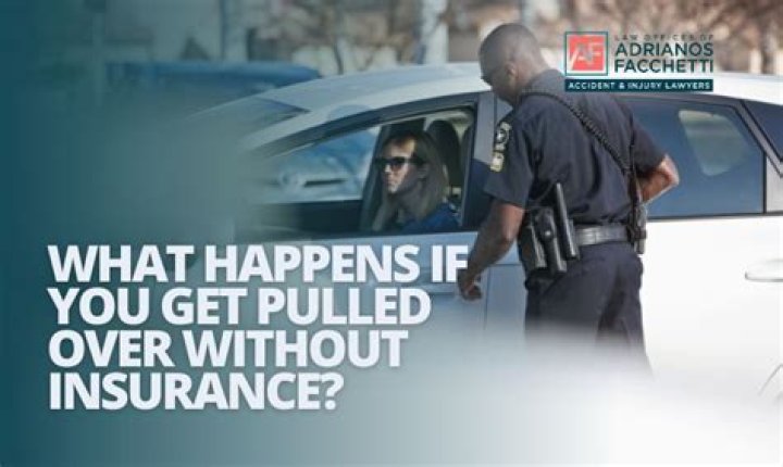 What happens if you get pulled over without insurance PA?