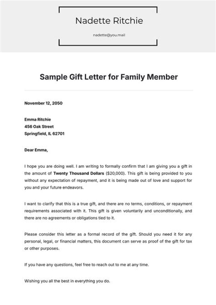 What happens if you gift a car to a family member?
