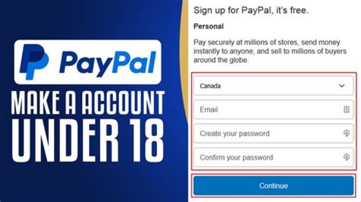 What happens if you have a PayPal account under 18?