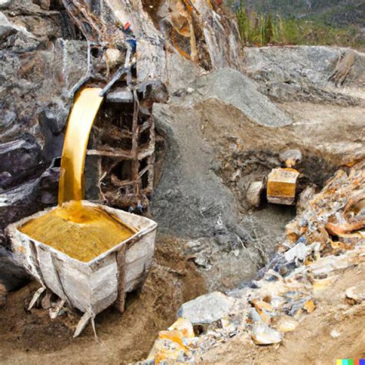 What happens to gold once it has been extracted from the ground?