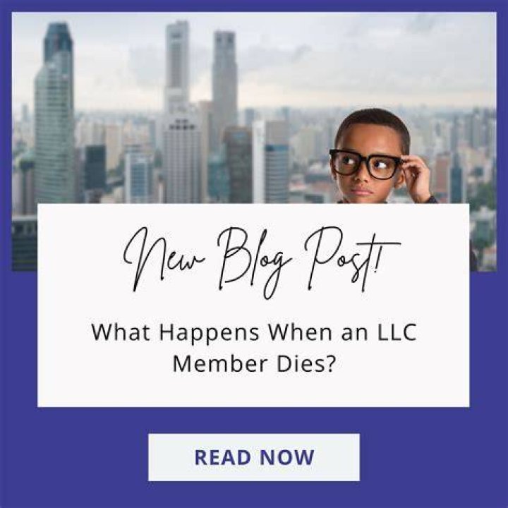 What happens when an LLC member dies?