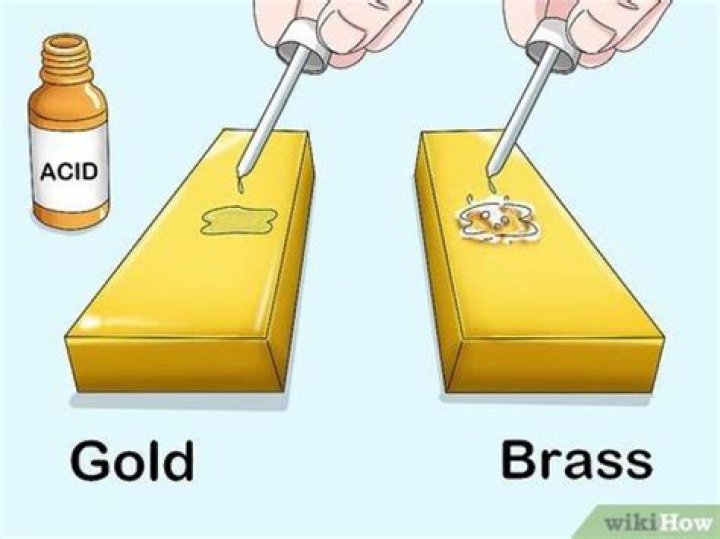 What happens when you put gold in acid?