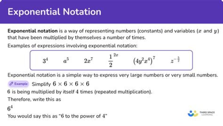 What is 262 144 in exponential notation?