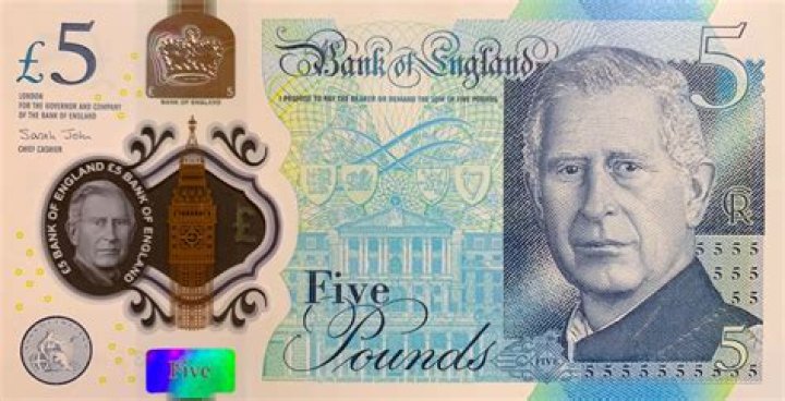 What is a 5 pound note worth?