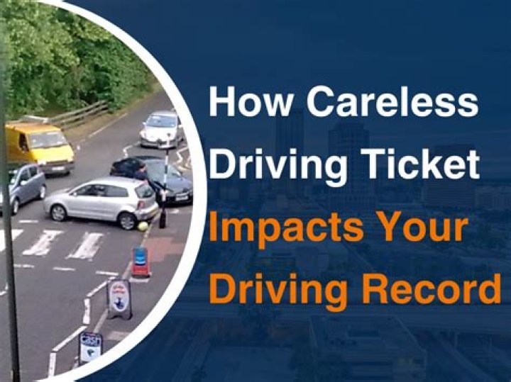 What is a careless driving ticket in NJ?