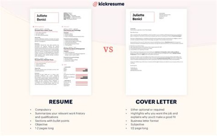 What is a cover letter vs resume?