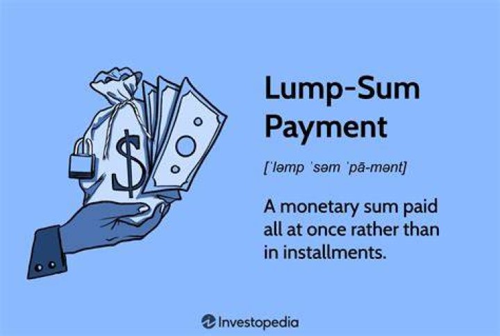 What is a lump sum SSA payment?